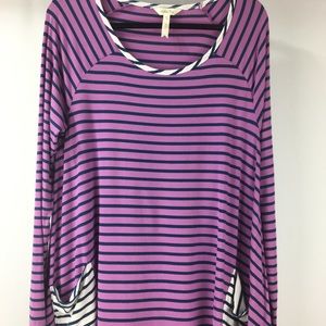 Matilda Jane striped blouse size large